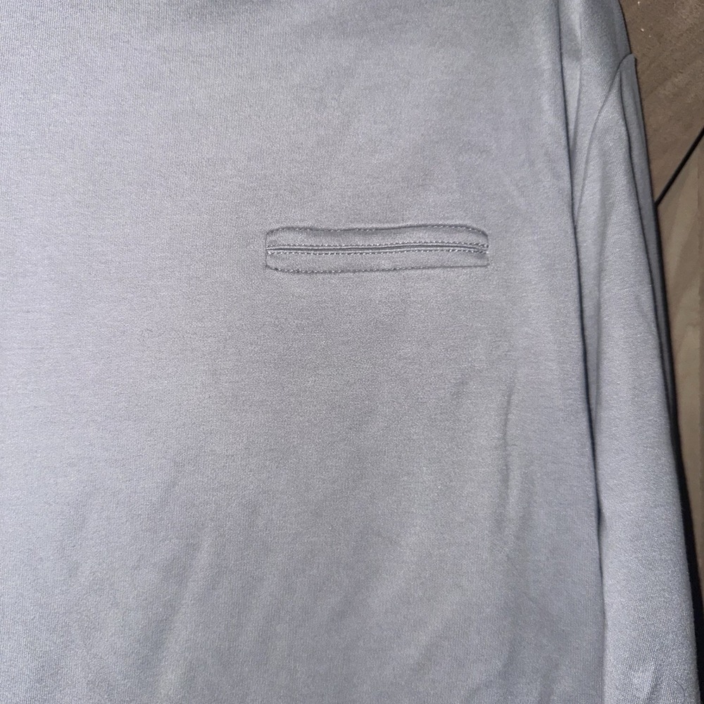 Gianni Lupo Linen Tee Light Gray Or Bluish Large - Picture 5 of 8